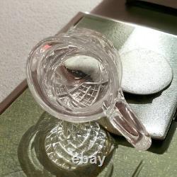 VTG Etched St. Louis French Cut Crystal Chantilly Clear Pattern Water Jug 44 oz