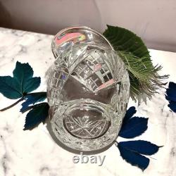 VTG Etched St. Louis French Cut Crystal Chantilly Clear Pattern Water Jug 44 oz