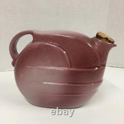 VTG Frankoma Pottery Water Refrigerator Jug Pitcher Rosetone 1942 Ada Clay