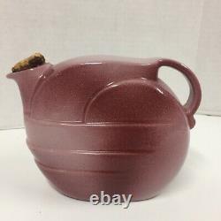 VTG Frankoma Pottery Water Refrigerator Jug Pitcher Rosetone 1942 Ada Clay