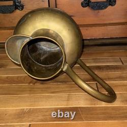VTG Hammered Brass Ewer Water Pitcher Jug Vase Maudoux Dinant Holland 15.5 T