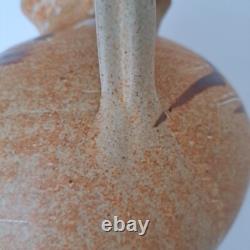 VTG Studio Art Pottery Stoneware Water Pitcher Jug Artist Signed OOAK Design