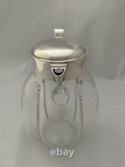 Victorian Antique Silver WINE JUG or WATER JUG 1893 London Sterling CLARET JUG