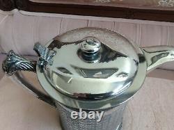 Victorian Silver Plate Water Pitcher Gazette Hawiian History Master Piece Wow