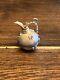 Vintage 14k Solid Yellow Gold Ornate Gem Stone Water Wine Pitcher Jug Charm