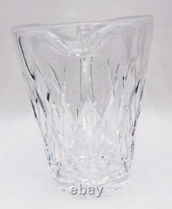 Vintage 1970's Waterford Kinsale Crystal Hand cut Glass Pitcher. Mint