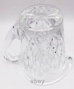 Vintage 1970's Waterford Kinsale Crystal Hand cut Glass Pitcher. Mint