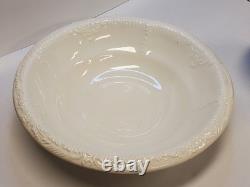 Vintage 1977 B Castleberry White Ceramic Handmade Water Basin And Pitcher Set