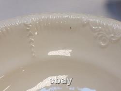 Vintage 1977 B Castleberry White Ceramic Handmade Water Basin And Pitcher Set