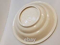 Vintage 1977 B Castleberry White Ceramic Handmade Water Basin And Pitcher Set