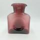 Vintage Blenko Art Glass 2003 Amethyst Double Spout Water Jug Carafe Pitcher