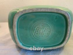 Vintage Fiesta Medium Green Disc Water Pitcher Jug Fiestaware
