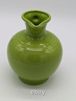 Vintage Fiestaware Fiesta HLC USA 10 Carafe Green Ceramic Open Water Pitcher