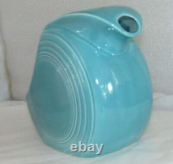 Vintage Fiestaware Fiesta Turquoise Disc Water Jug Pitcher