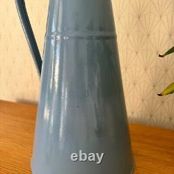 Vintage French Enamel pitcher jug water enameled white NEW CONDITION 1506248