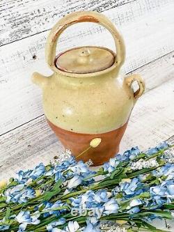 Vintage French Glazed Pottery Pitcher/Jug Gargoulette, For Water or Wine