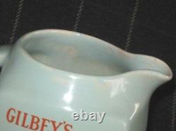 Vintage Gilbey's Scotch Whisky Spey Royal- Dry Gin Water Pitcher Pub Jug, Rare