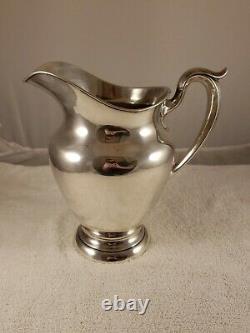 Vintage Gorham Sterling Silver 4 1/4 Pint Water Pitcher #182