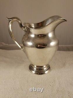 Vintage Gorham Sterling Silver 4 1/4 Pint Water Pitcher #182