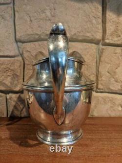 Vintage Gorham Sterling Silver Large Water Pitcher Pot Carafe 1933 4 1/2 Pint