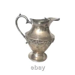 Vintage Grapes Water Wine Pitcher Jug Silver Plated Over Copper 8 Canada