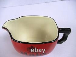 Vintage Haig Scotch Whisky Advertising Water Jug Pitchers Red Color England F8