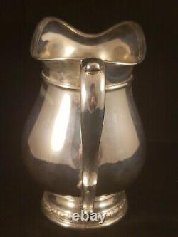 Vintage International Prelude Sterling Silver 4 1/4 Pint Water Pitcher