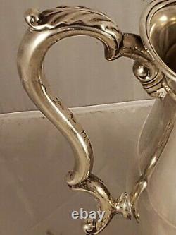 Vintage International Prelude Sterling Silver Water Pitcher 4 1/4 Pint Inscribed