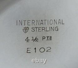Vintage International Sterling Silver Water Pitcher 4 1/2 Pints NO MONO