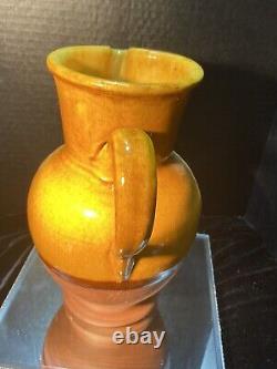 Vintage Made In France Half-Glazed and Terracotta Water Jug