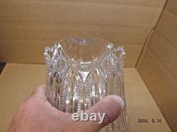 Vintage Marked Hawkes Brunswick Brilliant Cut Glass Water Pitcher Jug