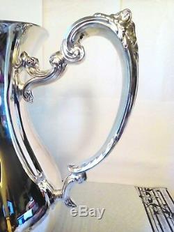 Vintage / Maybe Antique Sheffield Sterling Silver Plate Water Pitcher S-8506