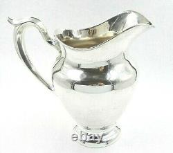 Vintage Old French By Gorham #182 Sterling Silver 4-1/4 Pint Water Pitcher USA
