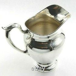 Vintage Old French By Gorham #182 Sterling Silver 4-1/4 Pint Water Pitcher USA