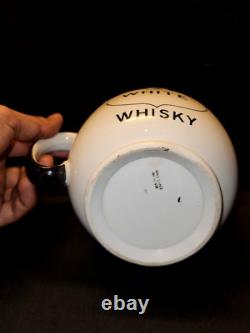 Vintage Old Shelley Buchanan's Black And White Whisky Water Pitcher Jug England