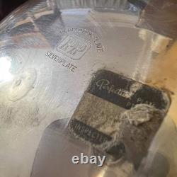 Vintage Perfection Plate Silver Plated Pitcher Water Jug