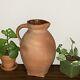 Vintage Pitcher Large Earthenware Terracotta Devon Pitcher Water Jug With Handle