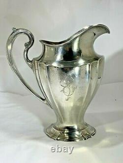 Vintage Reed & Barton Sterling Silver Large Water/Wine Pitcher 3.5 Pint 768 gram