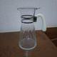 Vintage Retro Water Pitcher Glass Jug With Cold Handle