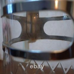 Vintage Retro Water Pitcher Glass Jug with Cold Handle