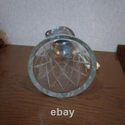 Vintage Retro Water Pitcher Glass Jug with Cold Handle