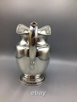 Vintage Rogers Water Pitcher 4 1/2 pints Sterling Silver 9h