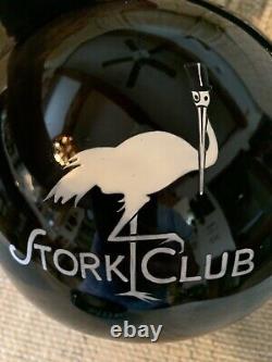Vintage STORK CLUB Water? Ball Jug/ Pitcher Ashtray Hall China Co. EXCELLENT