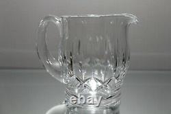 Vintage Signed Waterford Cut Crystal Kildare 5 3/4 Jug Water Pitcher MINT 38oz