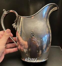 Vintage Silver Handwrought Water Peacher