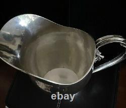 Vintage Silver Handwrought Water Peacher