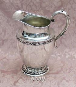 Vintage Sterling Silver Reed & Barton Tara X841 7hp Water Pitcher