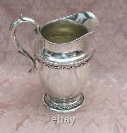 Vintage Sterling Silver Reed & Barton Tara X841 7hp Water Pitcher