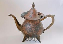 Vintage Teapot Antique Copper Water Pitcher Jug
