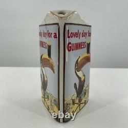Vintage Toucan Water Pitcher Jug Lovely Day For a Guinness 800ml Rare Stout